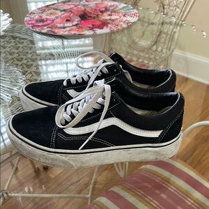 Vans Black and White Sneakers